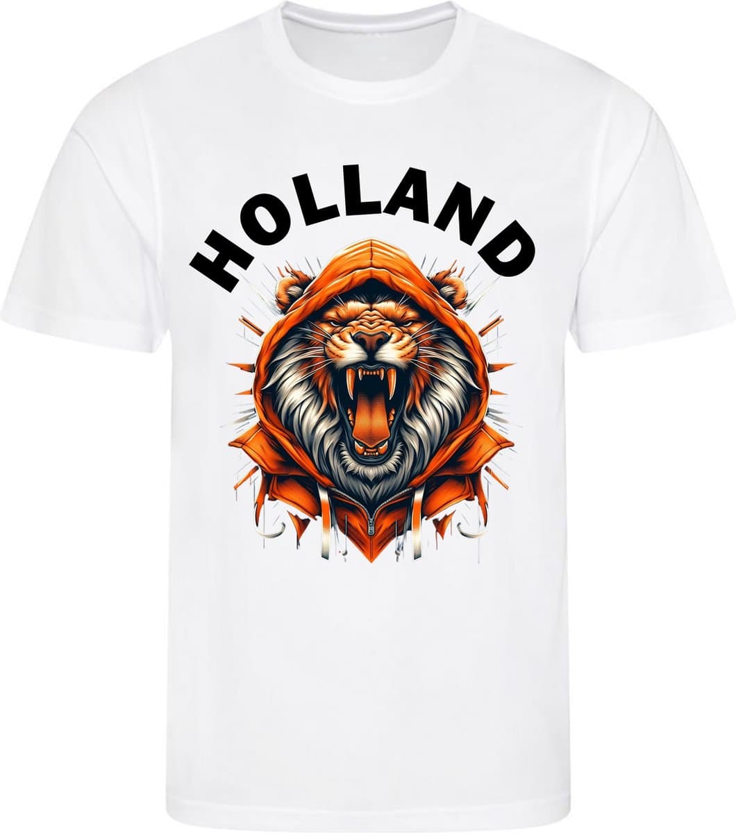 Holland - Oranje Leeuw - Maat M - Active Dry Sportshirt