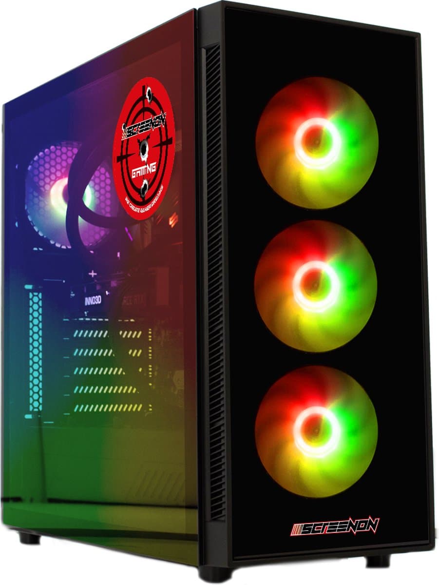 ScreenON - Ryzen 7 - 480GB M.2 SSD + 2TB HDD - RTX 3070Ti 8GB - GamePC.X42864