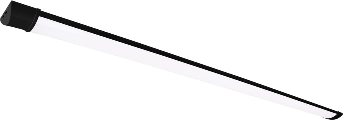 LOTOS Plafondlamp - LED Batten - LED Armatuur - Aanpasbare kleur CCT - Aanpasbare watt 25/30/40w -2830 / 3280 / 4180 Lumen - Zwart 1200mm