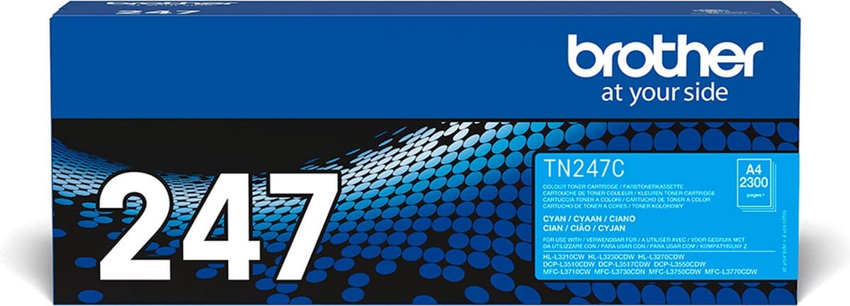 Brother TN-247C tonercartridge 1 stuk(s) Origineel Cyaan