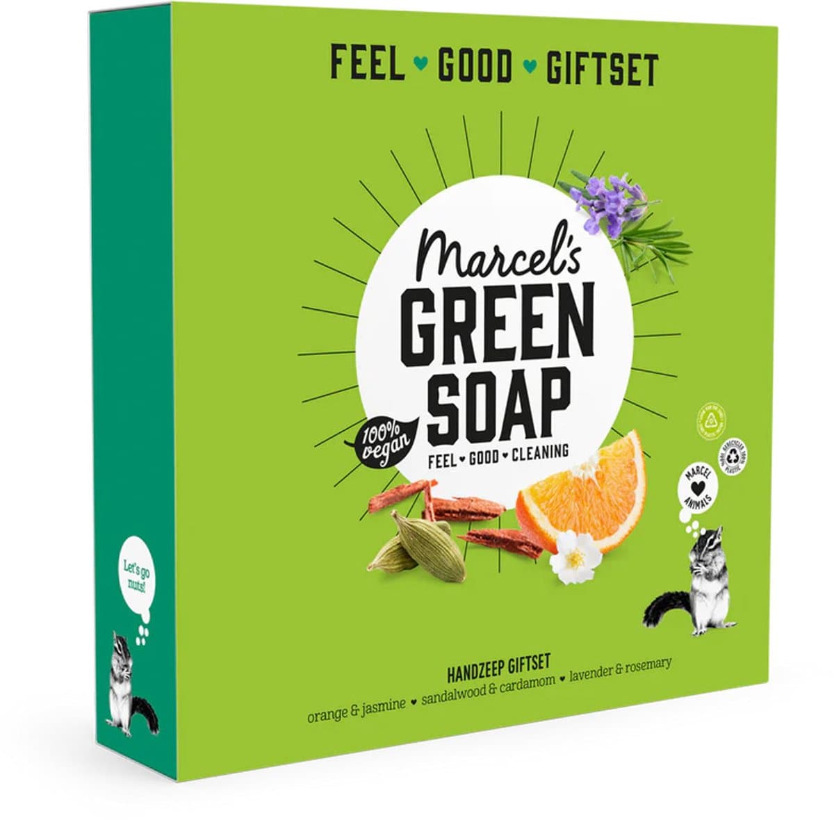 Marcel's Green Soap Geschenkset - Handzeep - 3 stuks