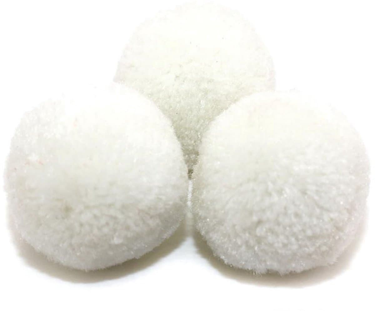 Dailygoods- Pompons 100 stuks - Pluizige Decoratie - Knutselen/DIY - Feestversiering - Hoogwaardige Polyester - Diverse Kleuren - Knutselballen