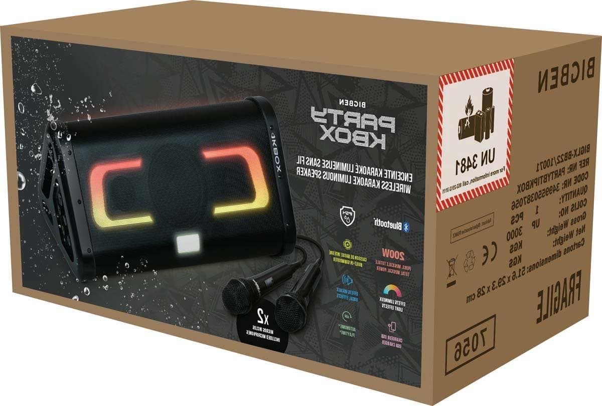 Draagbare Bluetooth Speaker - Feest Speaker - Muziek Afspelen - Spatwaterdicht IPX4 - 200 Watt - Blauw