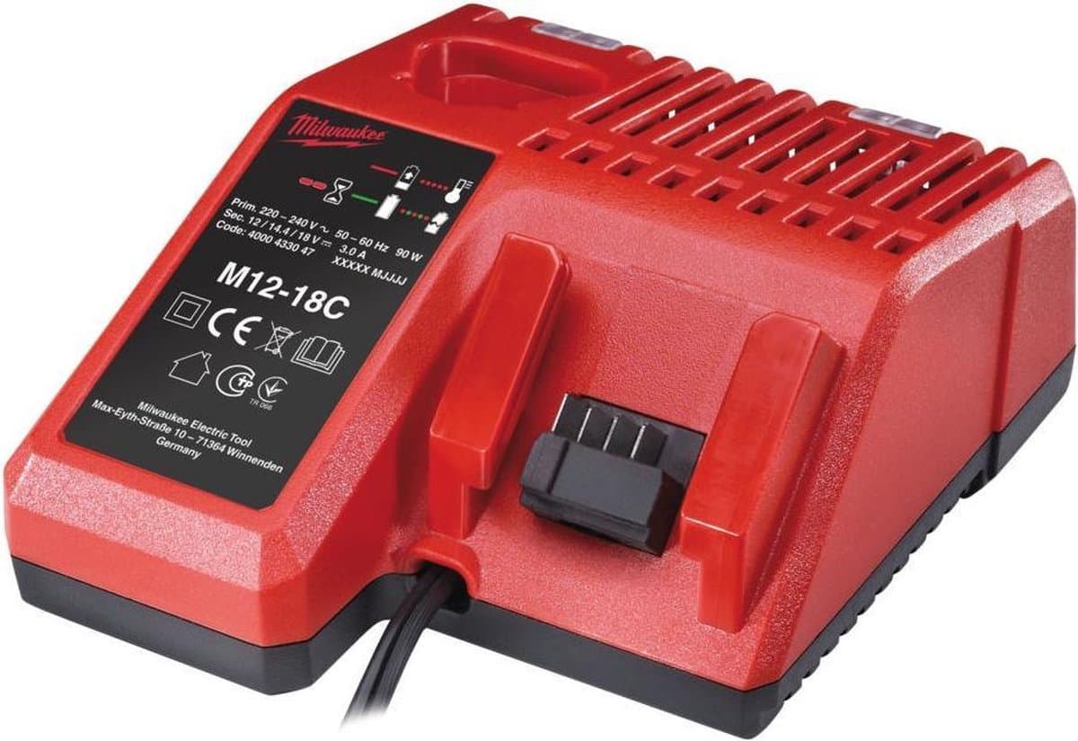 Milwaukee M12-18 C 12V - 18V Li-Ion Accu lader
