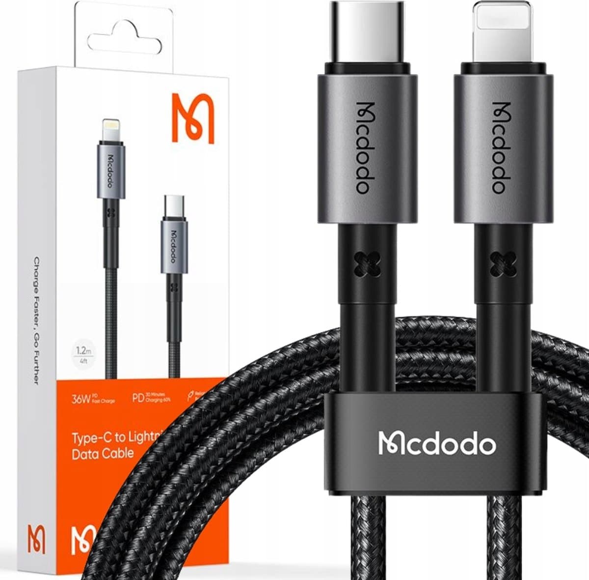 Mcdodo® USB C naar iPhone - Kabel - Voor Lightning - 36W - 2 meter