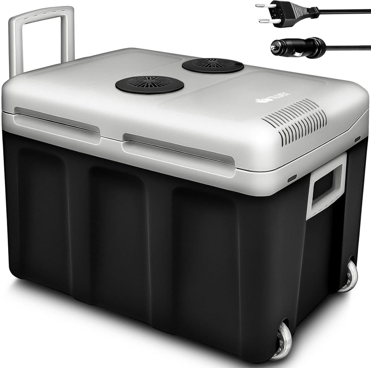 Elektrische Koelbox - Mini Koelkast - Kamperen en Reizen - Koelt en Verwarmt - 40 Liter - Antraciet