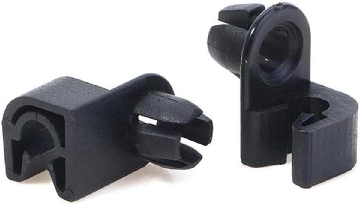 NICOLIE 2 Stuks Hood Bonnet Rod Ondersteuning Stay Clip Houder Compatibel Met Citroen Peugeot 2008 208 301 308 "