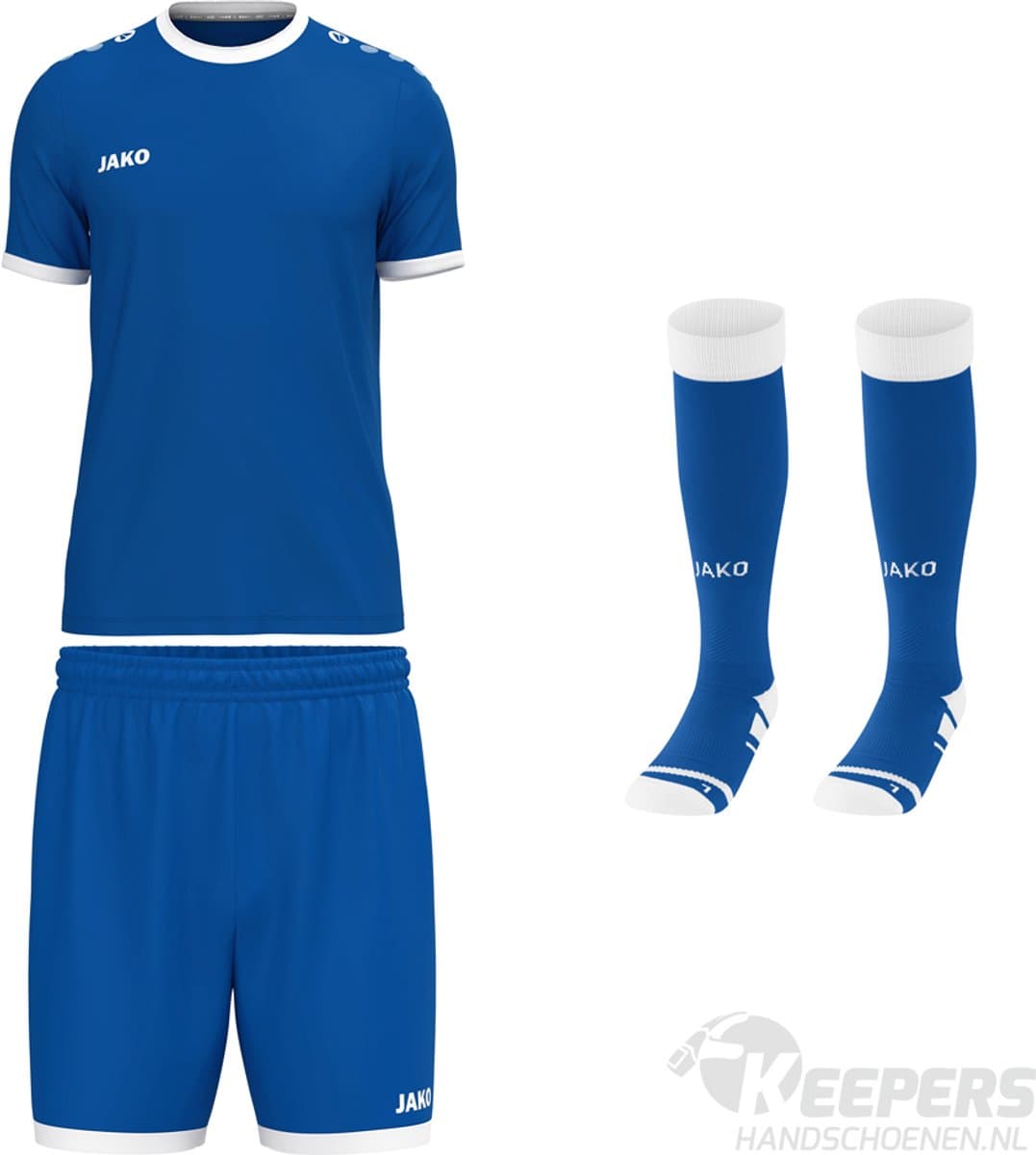 Jako One Keeperstenue Blauw Korte Mouwen