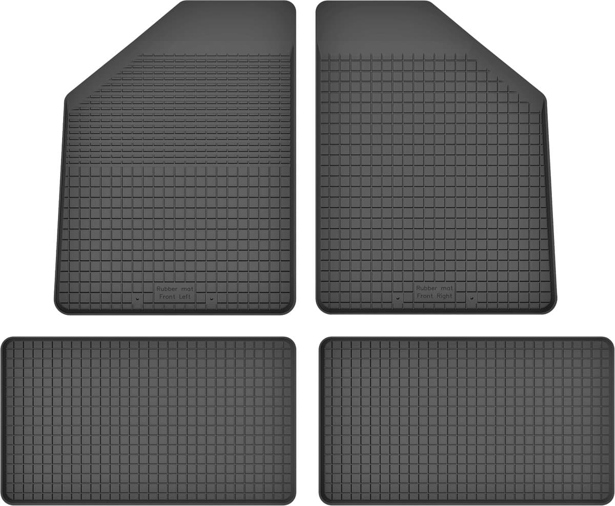 Wielganizator BasicProtect - Autovloermatten - Lancia Voyager - 1,5 cm Rand - Antislip