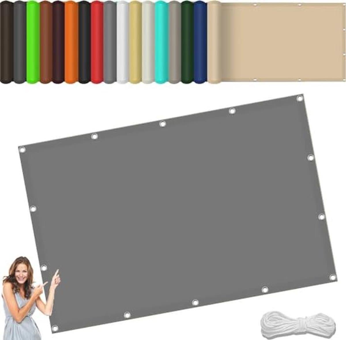 Waterdichte Schaduwdoek Vierkant 85 x 180 cm - Zonwering en Privacy