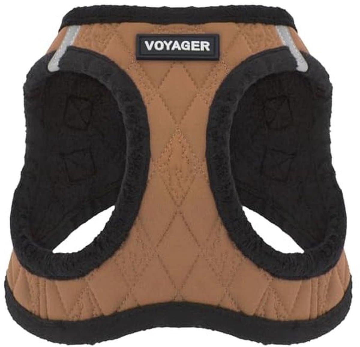 Zacht Pluche Hondentuig voor Kleine en Middelgrote Honden - Comfortabel Step-In Harnas met Reflecterende Banden