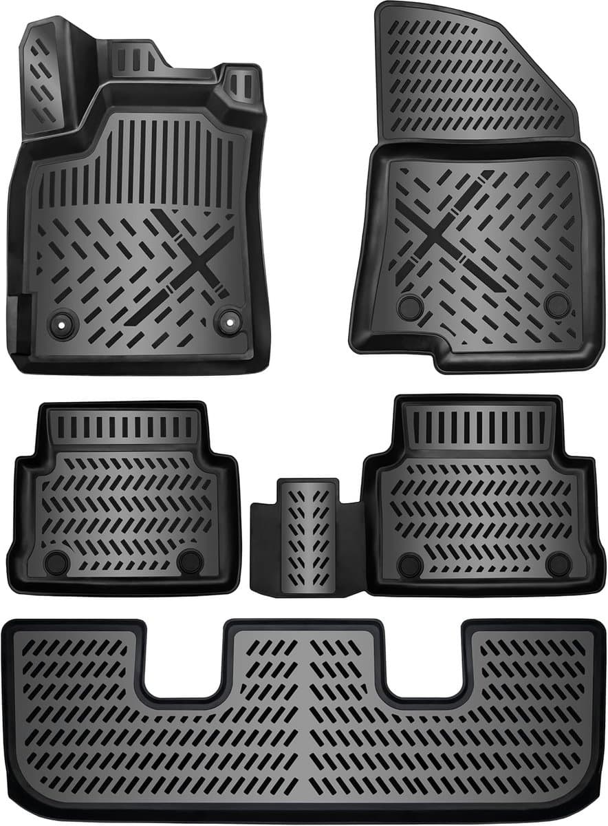 3D Rubber Automatenset voor Seat Alhambra 2017-2023 met Hoge Rand
