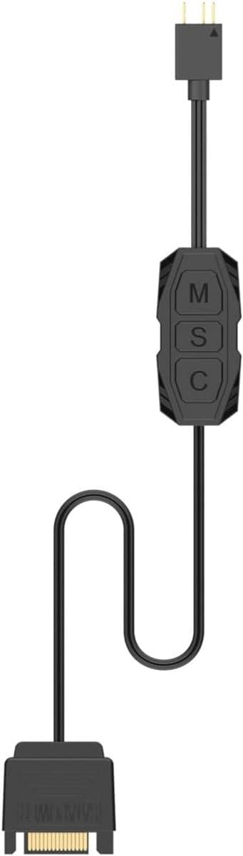 5V 3-Pin ARGB Controller voor RGB Fans en Verlichting - SATA Voeding voor DIY Projecten