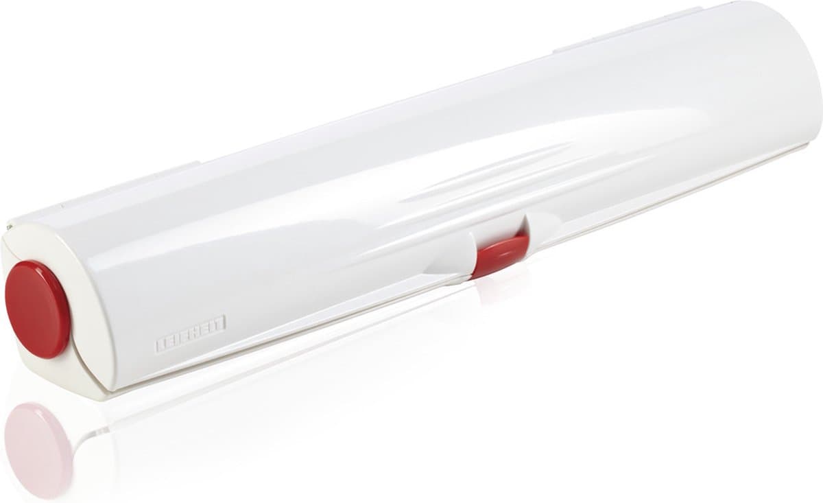 Leifheit Comfortline foliesnijder vershoudfoliehouder perfect cut - foliemaat 29,5 - 33 cm - wit