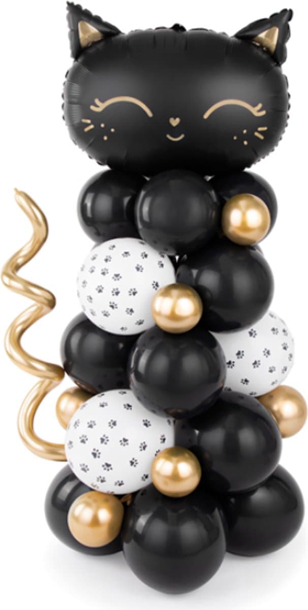 Partydeco - ballonnen - ballonboeket kat