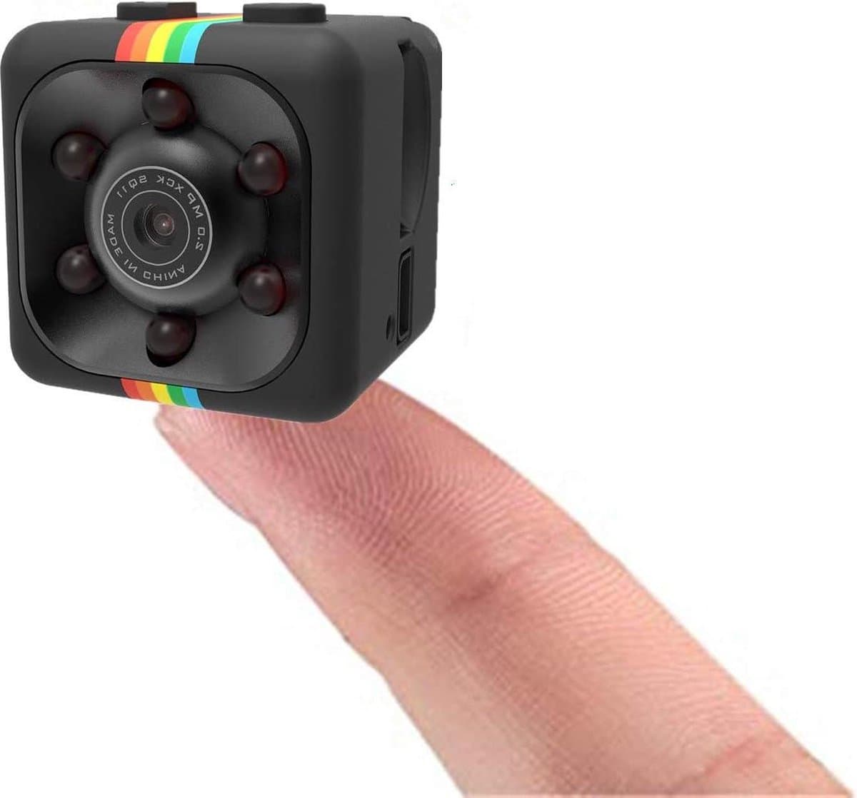 Mini SQ11 HD camera - nachtzicht - 1080p resolutie - zwart
