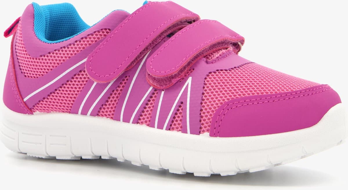 Chicane kinder gymschoenen klittenband roze blauw - Maat 34