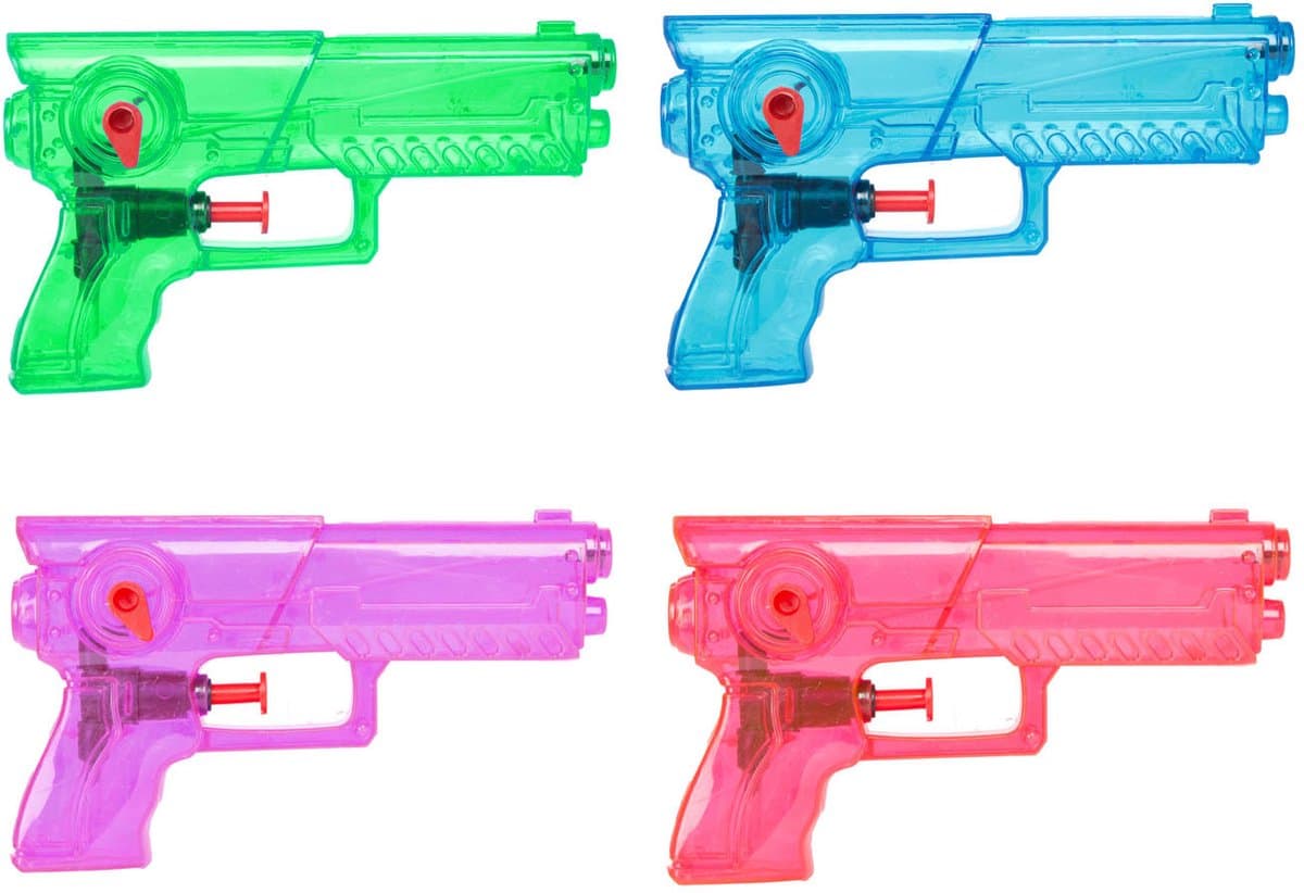 Splash Waterpistool Transparant, 2st.