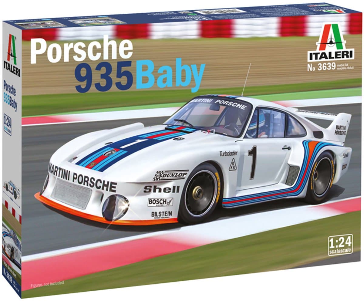 Italeri Modelbouwpakket Auto - 3639 Porsche 935 Baby Plastic - 1:24 - Modelbouw