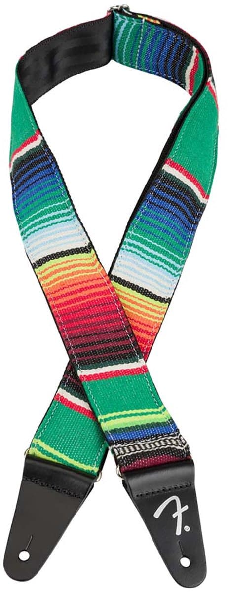 Fender Serape Gitaarband Veelkleurig Groen 0992132541