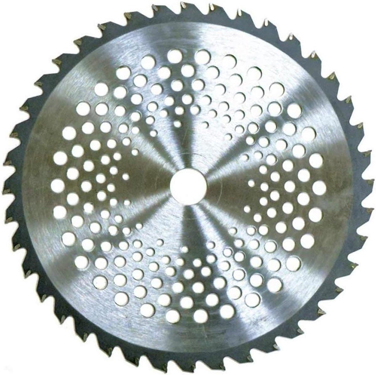 Bosmaaier Schijven - Grasmaaier Bladen - Onkruid Verwijderen - Wolfraam Tanden - 20 cm - Zilver