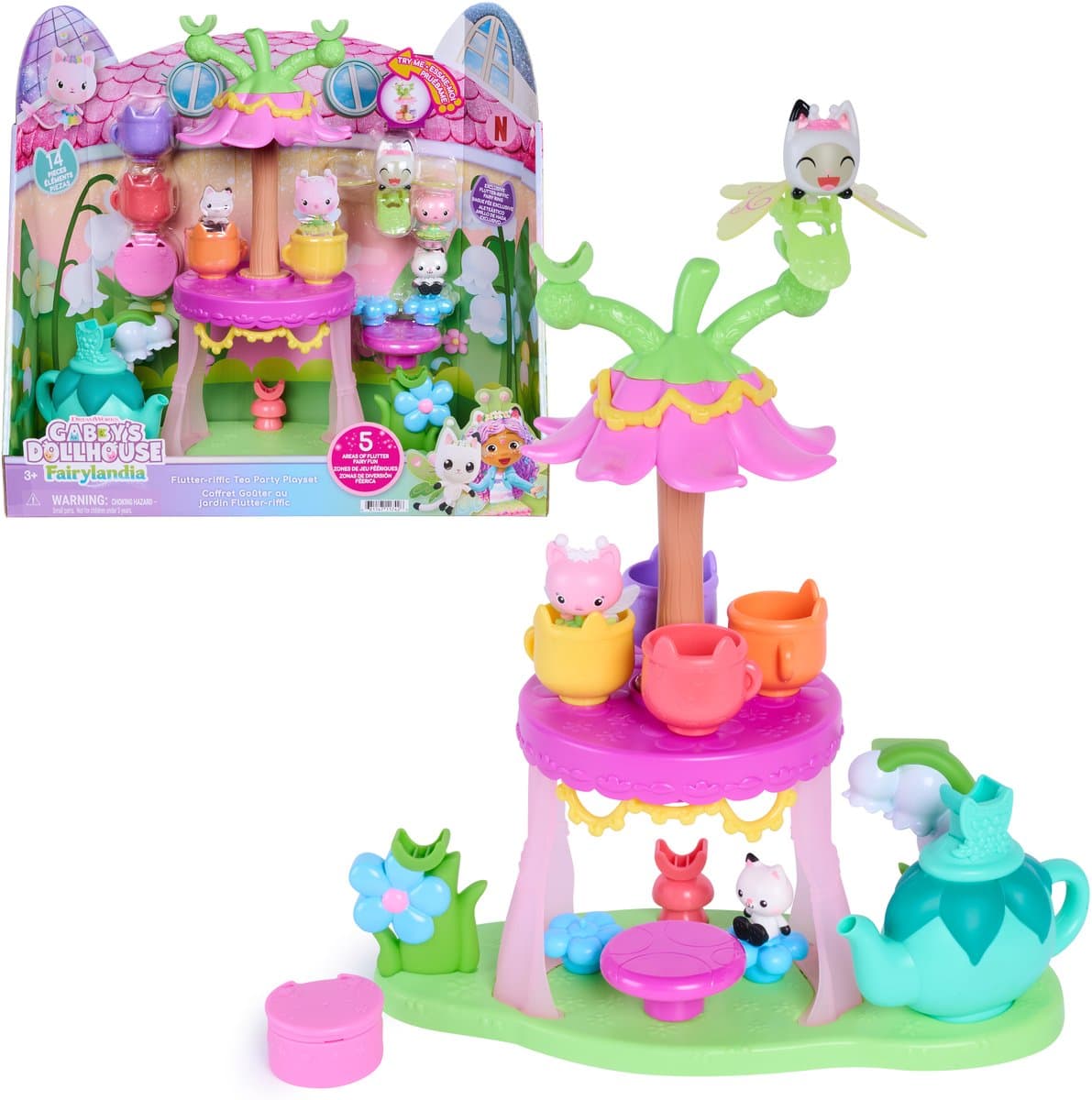 Gabby's Dollhouse Fairylandia Tea Party.