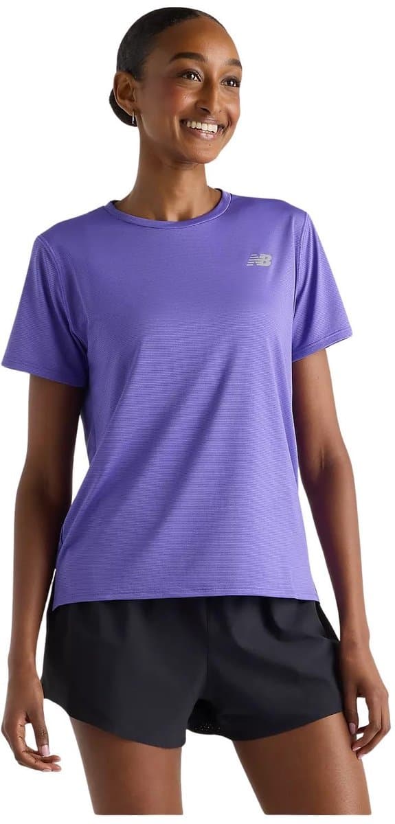 New Balance Poly Knit - T-shirt - Mauve - XS