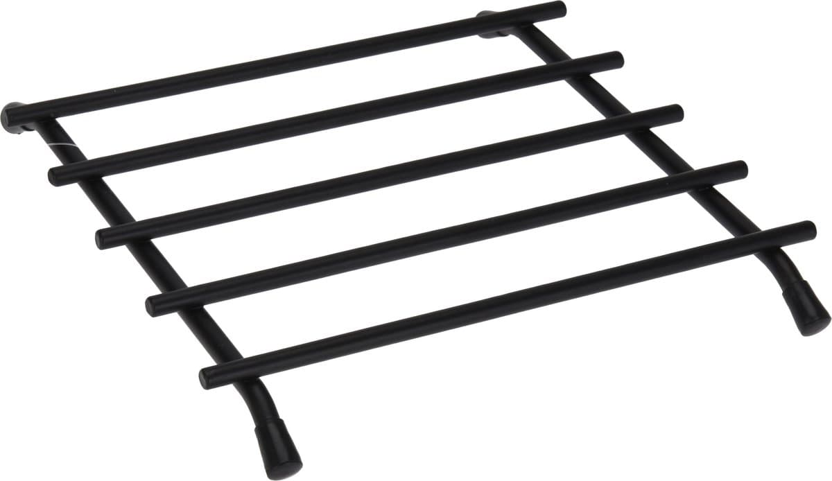 Excellent Huishoudelijke Artikelen Trivet Staal - Zwart, 20 x 20 cm