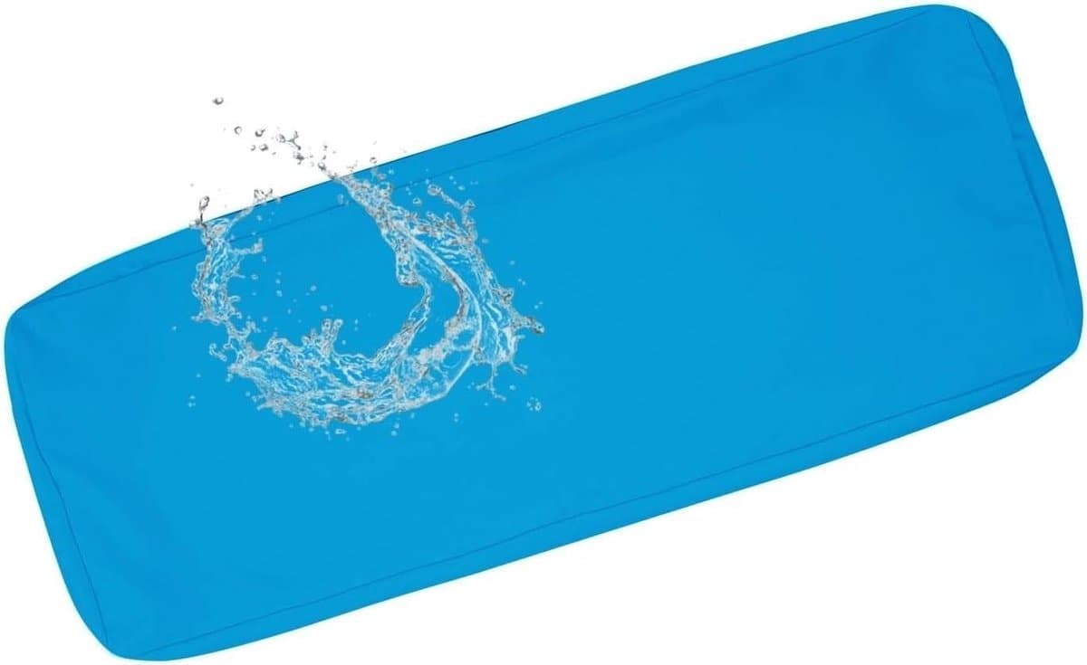 Kussenhoes Waterdicht - Hoes voor Kussen - Buiten Meubels - Met Rits Sluiting - 70x60x8 cm - Blauw