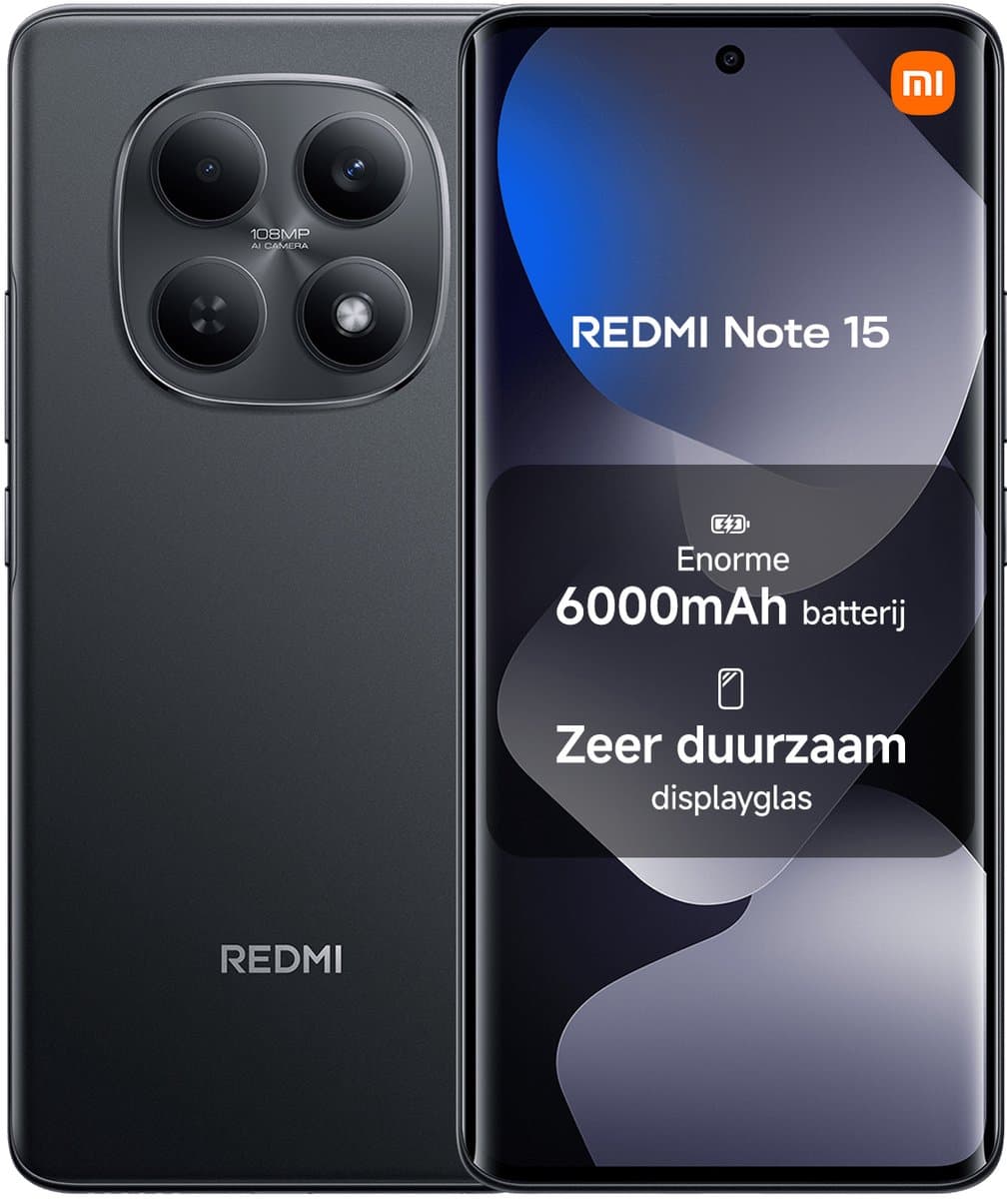 Redmi Note 15 - 8GB/256GB - Zwart