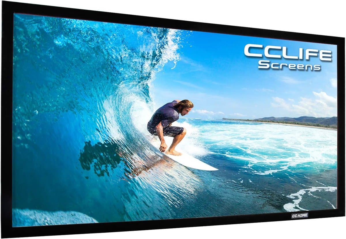 Projectiescherm - Frame Scherm - Home Cinema - Hoog Contrast - 100 inch - Mat Wit