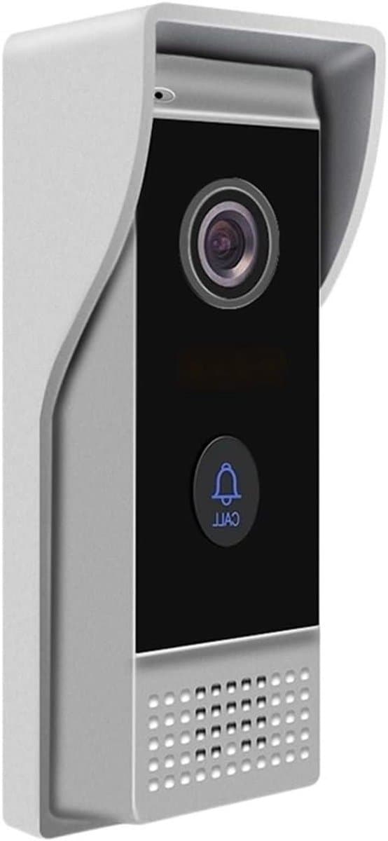 Videodeurbel Set - Deurbel Camera - Veiligheid Thuis - 1080p HD Beeld - 7 Inch Monitor - Zwart