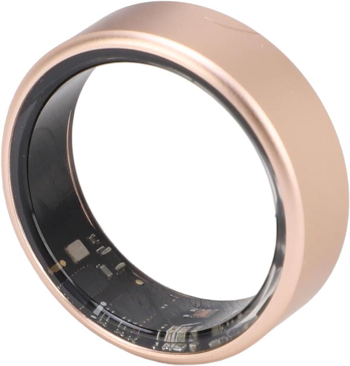 Slimme Ring - Fitness Tracker - Gezondheid Monitoren - Waterbestendig 5ATM - Maat 11 - Goud
