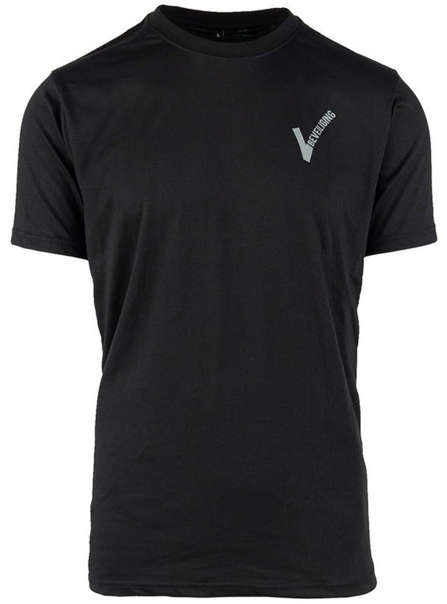 Fostex T-shirt beveiliging V-logo zwart L
