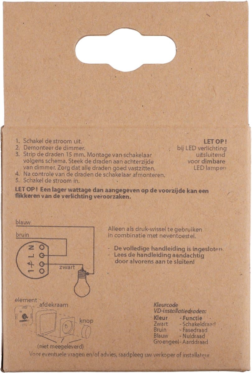 Jung AS500 inbouw dimmer led 3-60 watt