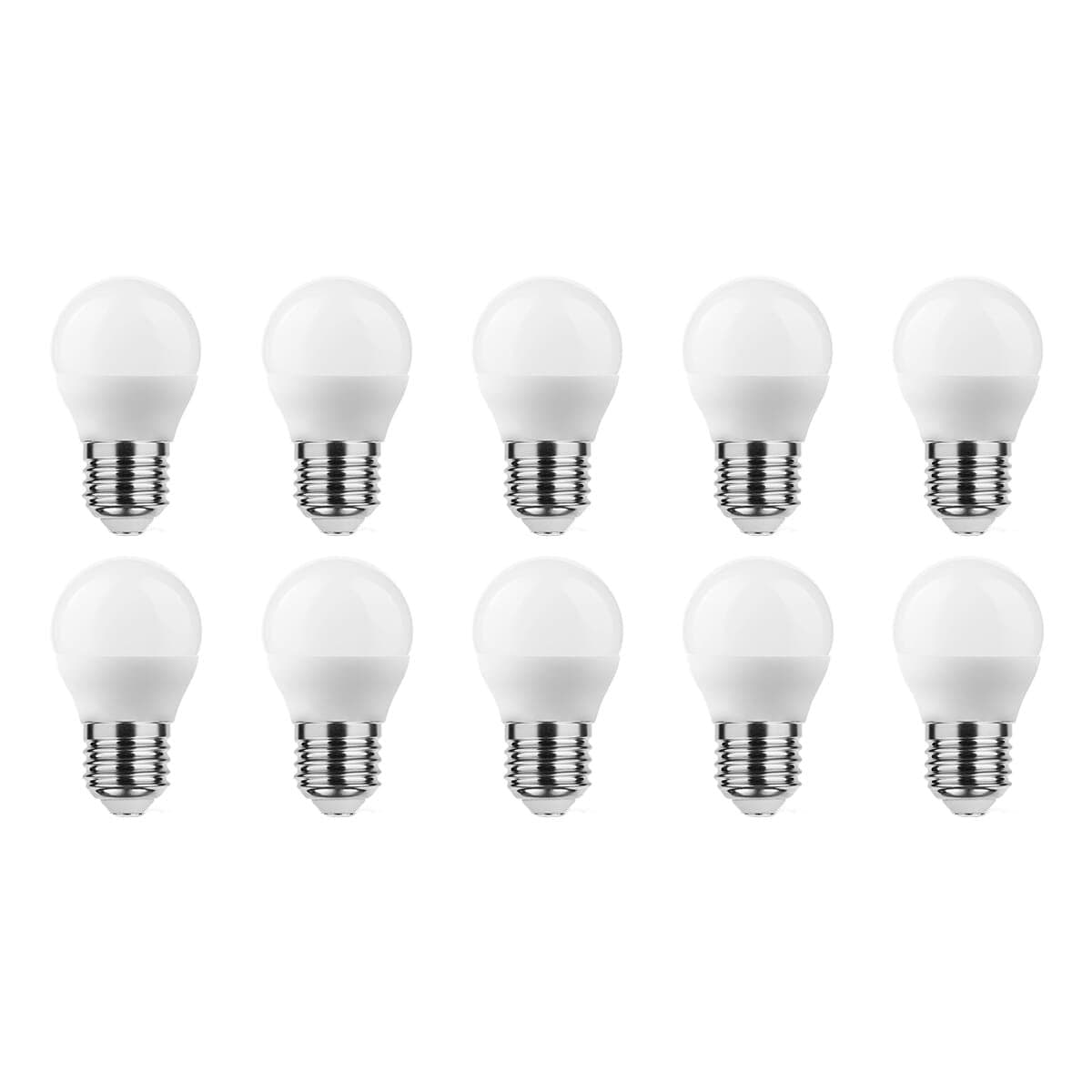 Technik E27 LED Lamp 4.9W - 470lm - 2700K - Warm Wit - LED Globe Mini P45 - Vervangt 40W Halogeen Gloeilamp - 10 stuks