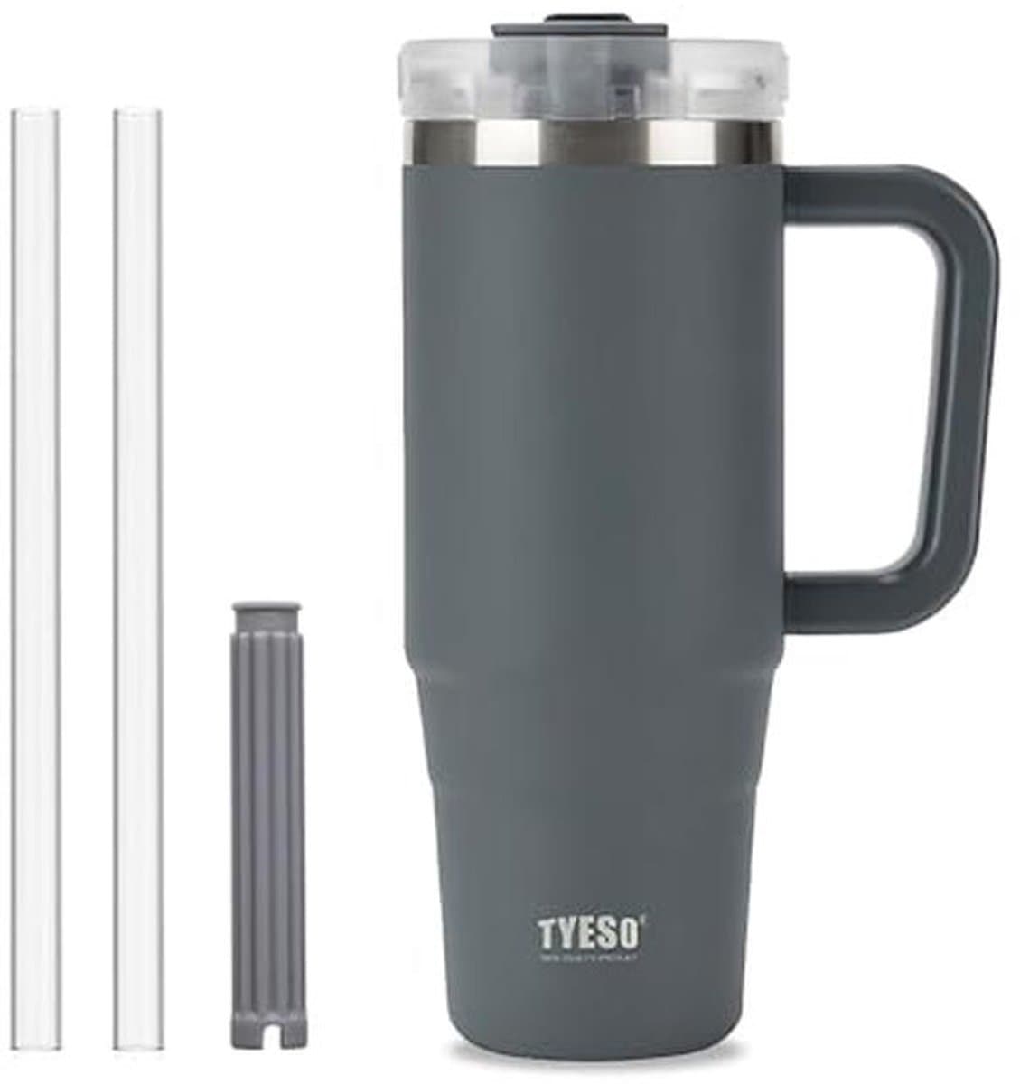 Draagbare 30 oz Koffiebeker met Handvat - Roestvrij Staal, Dubbelwandig, Lekvrij