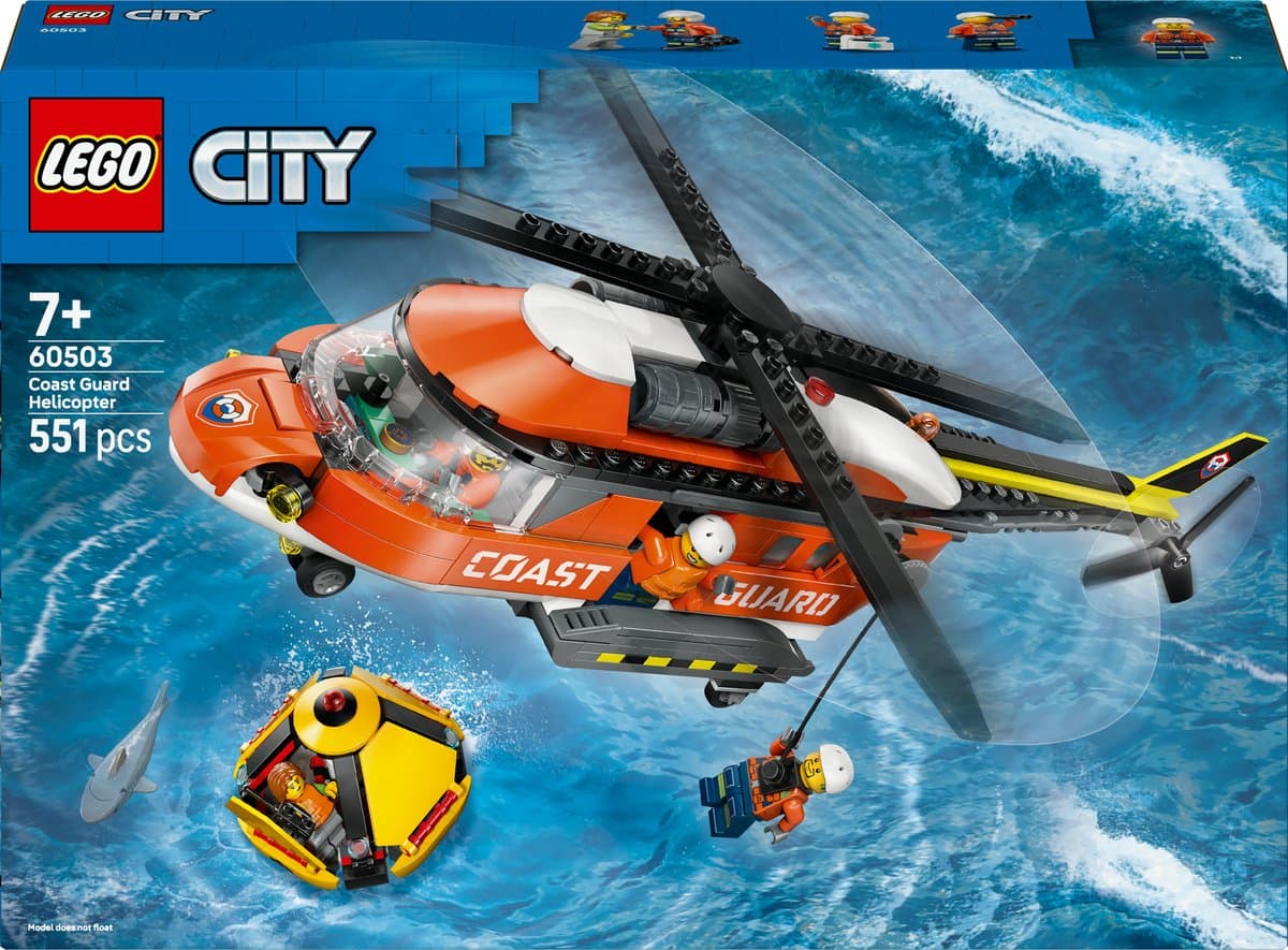 LEGO City Kustwacht Helikopter 60503