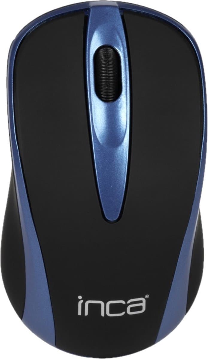 BasicTeQ: Inca IWM-221RSMV muis RF Draadloos Optisch 1600 DPI Ergonomic Design, Comfortable Touch Feeling (Ook in het ROOD, IWM-221RSK)