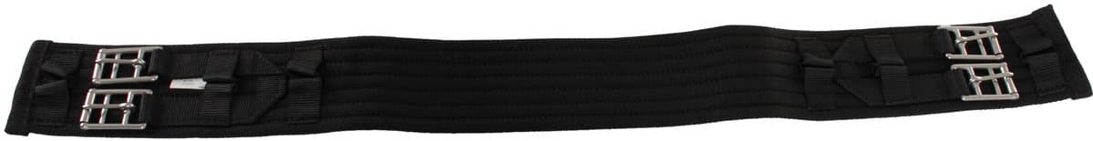 Horka Zadelsingel Poly Rib Dressuur Rvs Zwart Maat 60 Cm