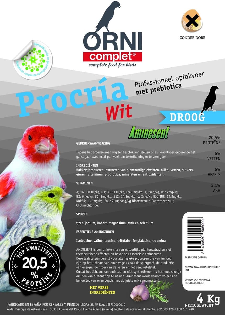 Legazin Orni Complet Droog Eivoer Wit