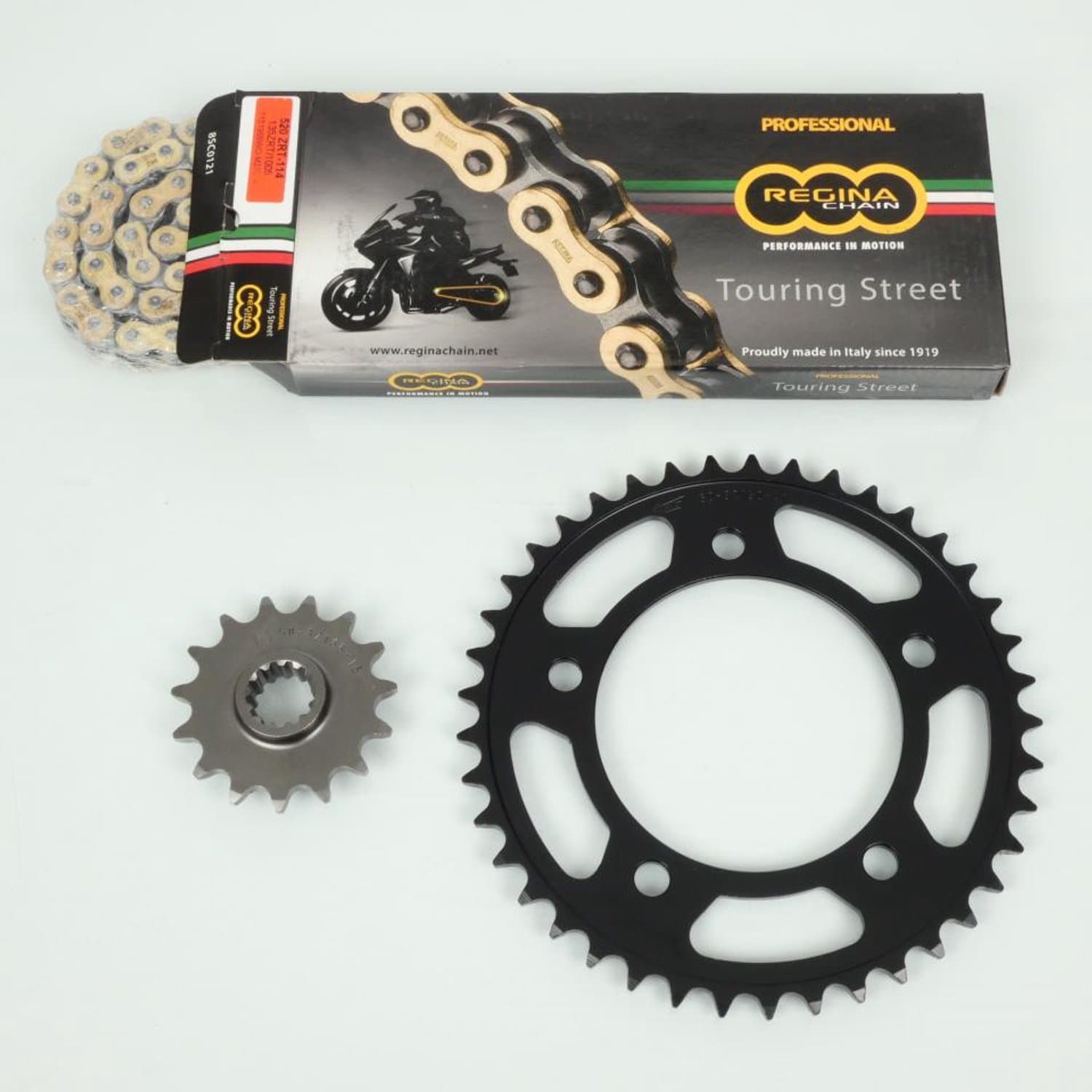 Kit chaîne Regina pour Moto Honda 500 Cb F Abs 2018 à 2021 Neuf