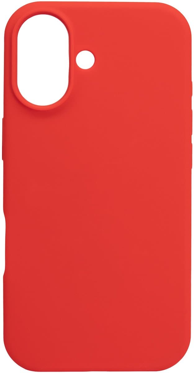 Trusmi CF33-085- iPhone 17 siliconen hoes – Rode kleur, Slim Fit Beschermcase incl. N52 MagSafe Magneet, Slank Design, Schokbestendig, Anti-Vingerafdruk en Krasbestendig