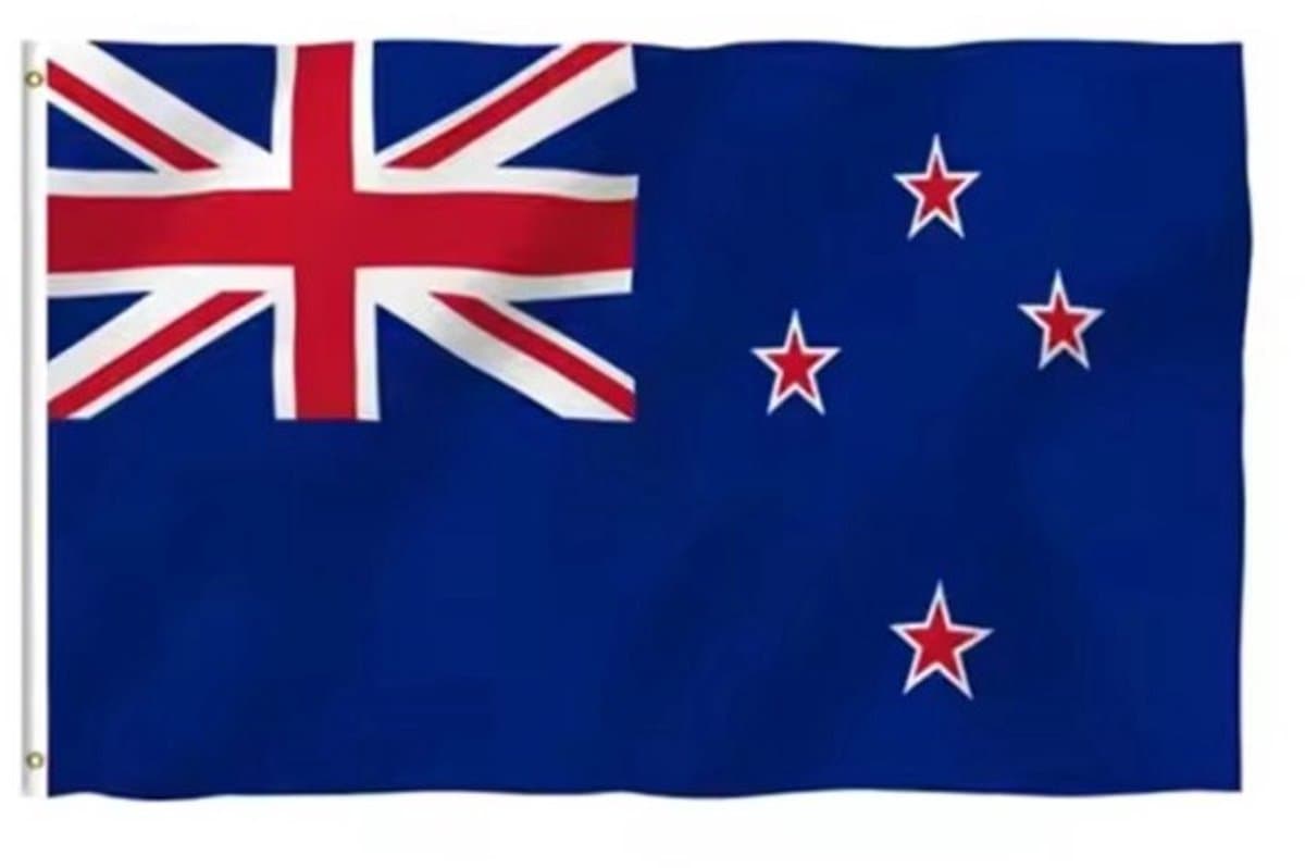 *** Grote Nieuw-Zeelandse Vlag - 90 x 150 cm - New Zealand van Heble® ***