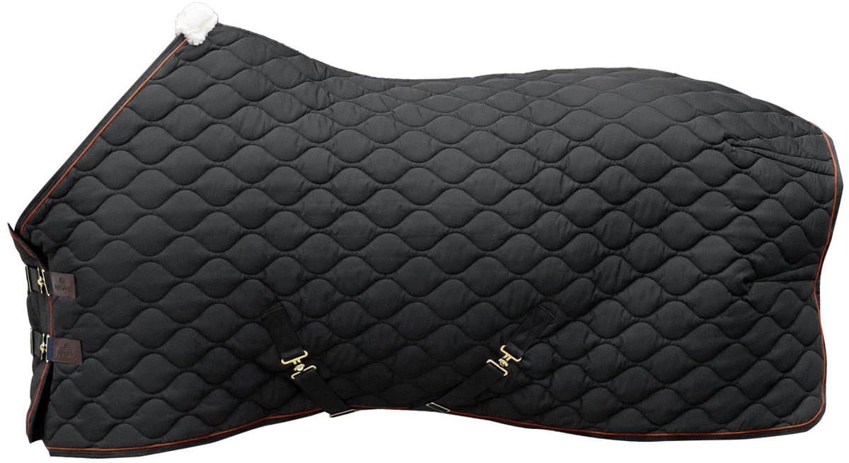 Kentucky Horsewear - Staldeken wave zwart 160g 145-6'6