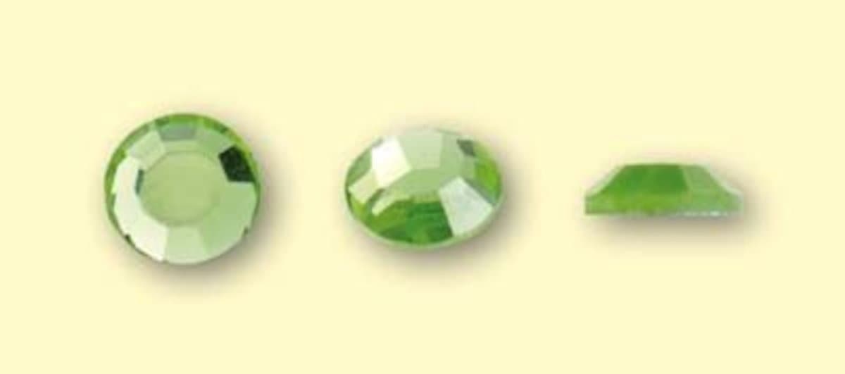 Strass Steentjes - SS20 - 4.7 - 4.8mm - 6 stuks - Olivine (olijf groen)