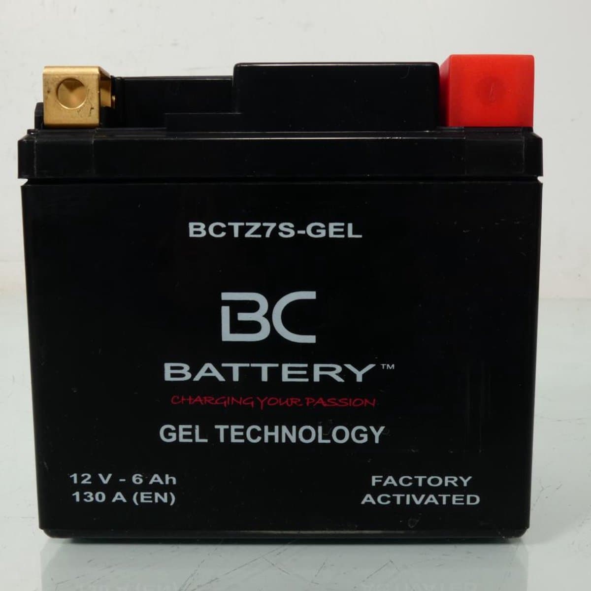 Batterie SLA BC Battery pour Moto Husqvarna 510 TE 2004 à 2009 YTZ7S / 12V 6Ah Neuf