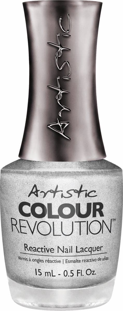 Artistic Nail Design Colour Revolution ' Stage Dive ' ( Zilver Shimmer )