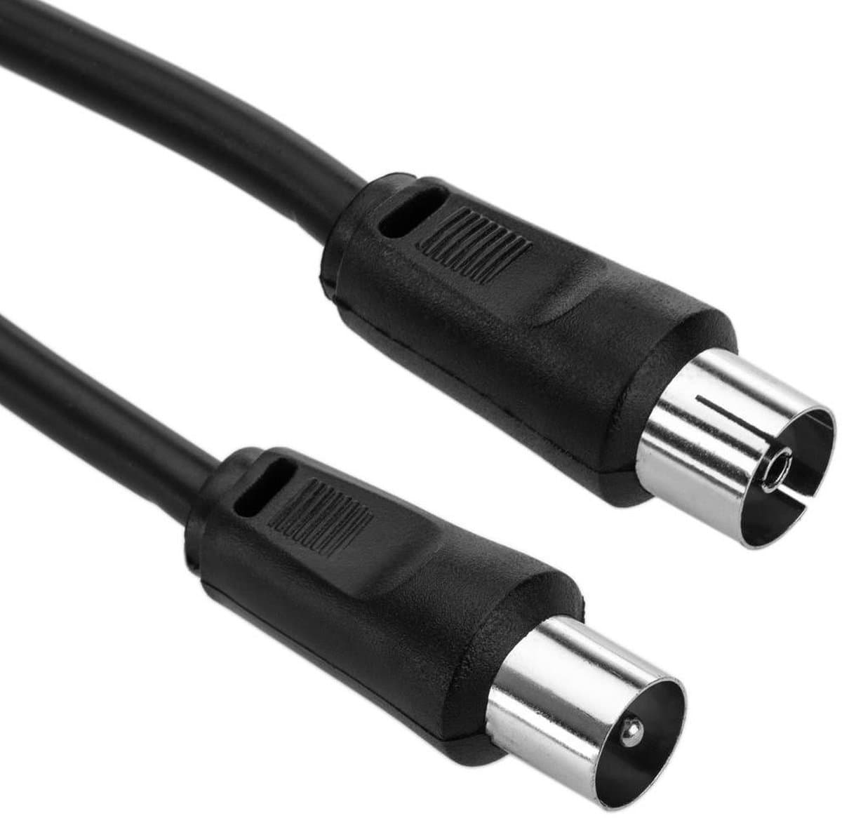 4G Coax Kabel - 2 Meter - Digitale TV Snoer - 4K Ultra HD Coaxkabel - Antennekabel - Geschikt voor Ziggo TV, Satelliet - IEC Male to Female