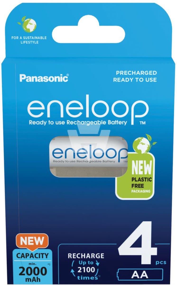1x4 Panasonic Eneloop Mignon AA 1900 mAh
